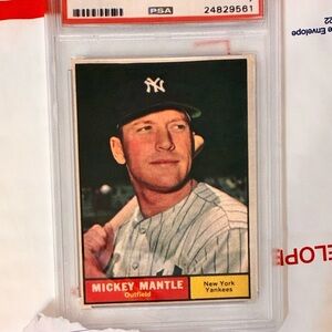 Mickey Mantle Baseball Card - New York Yankees